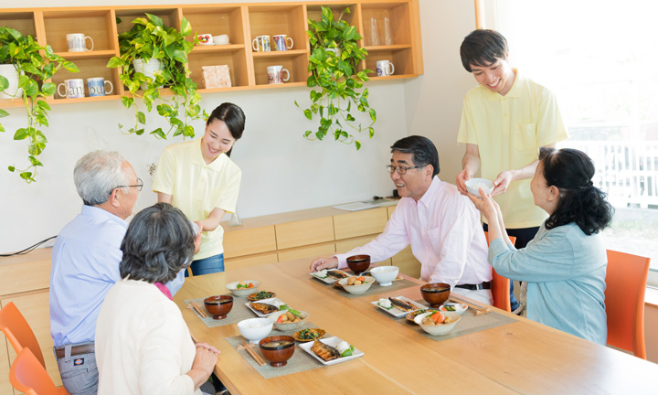 食事の様子